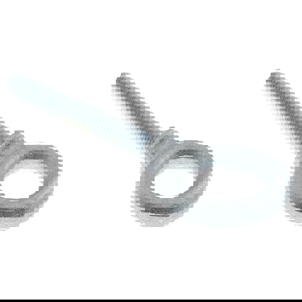 Fixed Lifting Eye Bolt: With Shoulder, 1,400 lb Capacity, 3/8-16 Thread, Grade C-1035 Steel